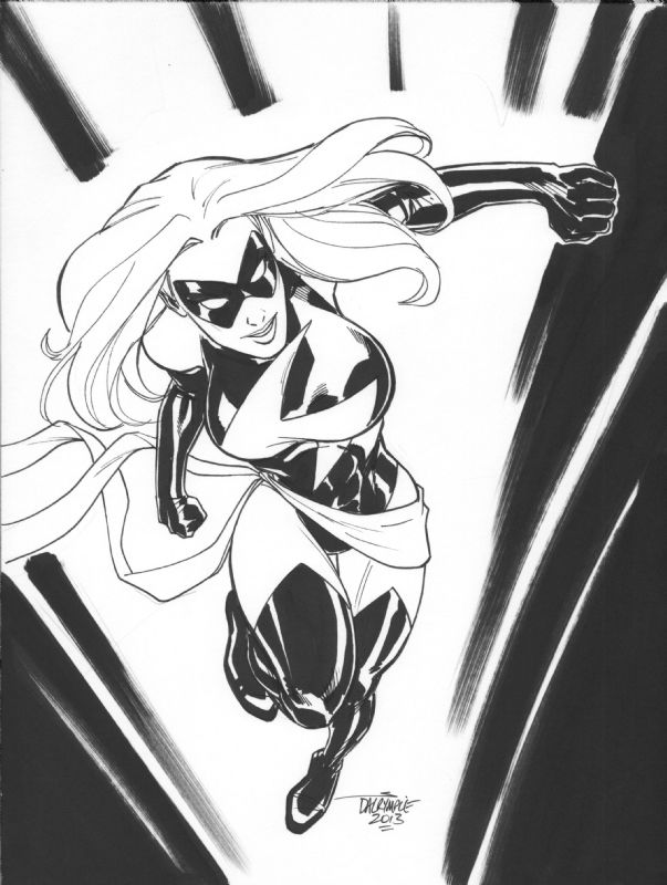 Ms Marvel Scott Dalrymple In Bill Laits May 2015 Avengers Assemble Comic Art Gallery Room 5642